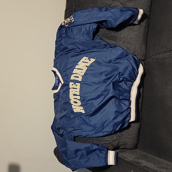 STARTER Other - Starter Notre Dame Pullover Jacket